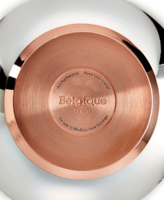 Belgique Copper Bottom 13" Wok with Lid, Created for Macy's 