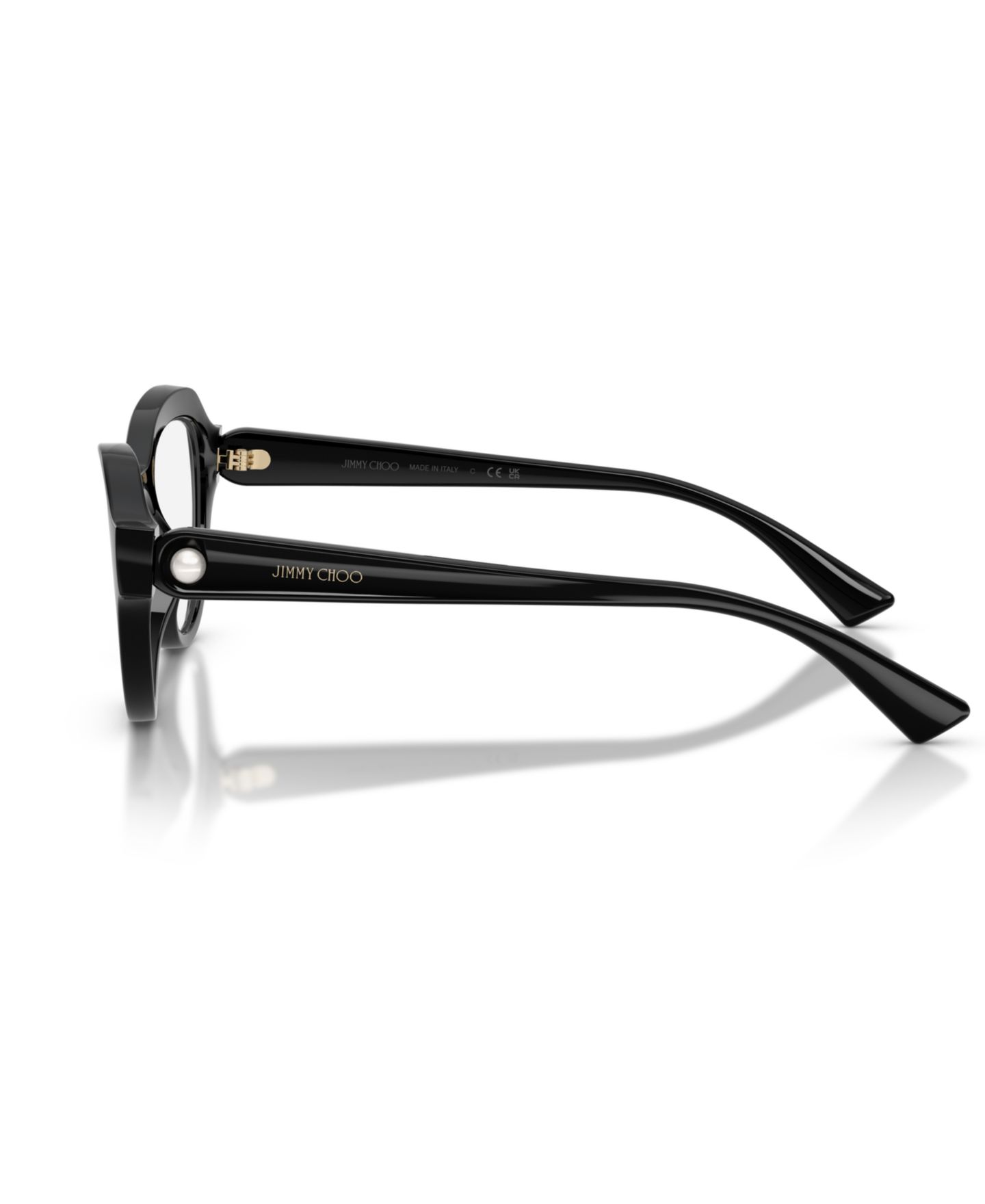 Женские очки Jimmy Choo Eyeglasses, JC1002HU, цвет: Чёрный — фото 3