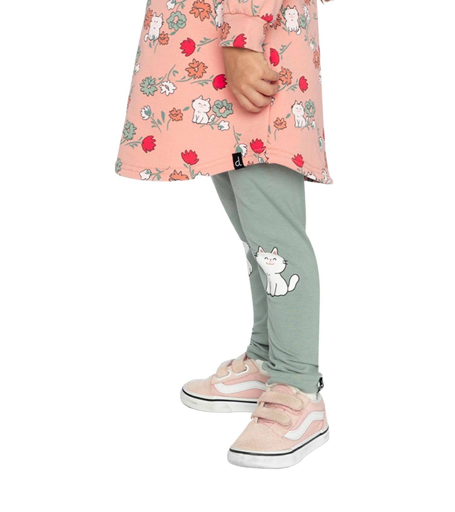 Baby Girl (12m-24m)Cotton Leggings Sage