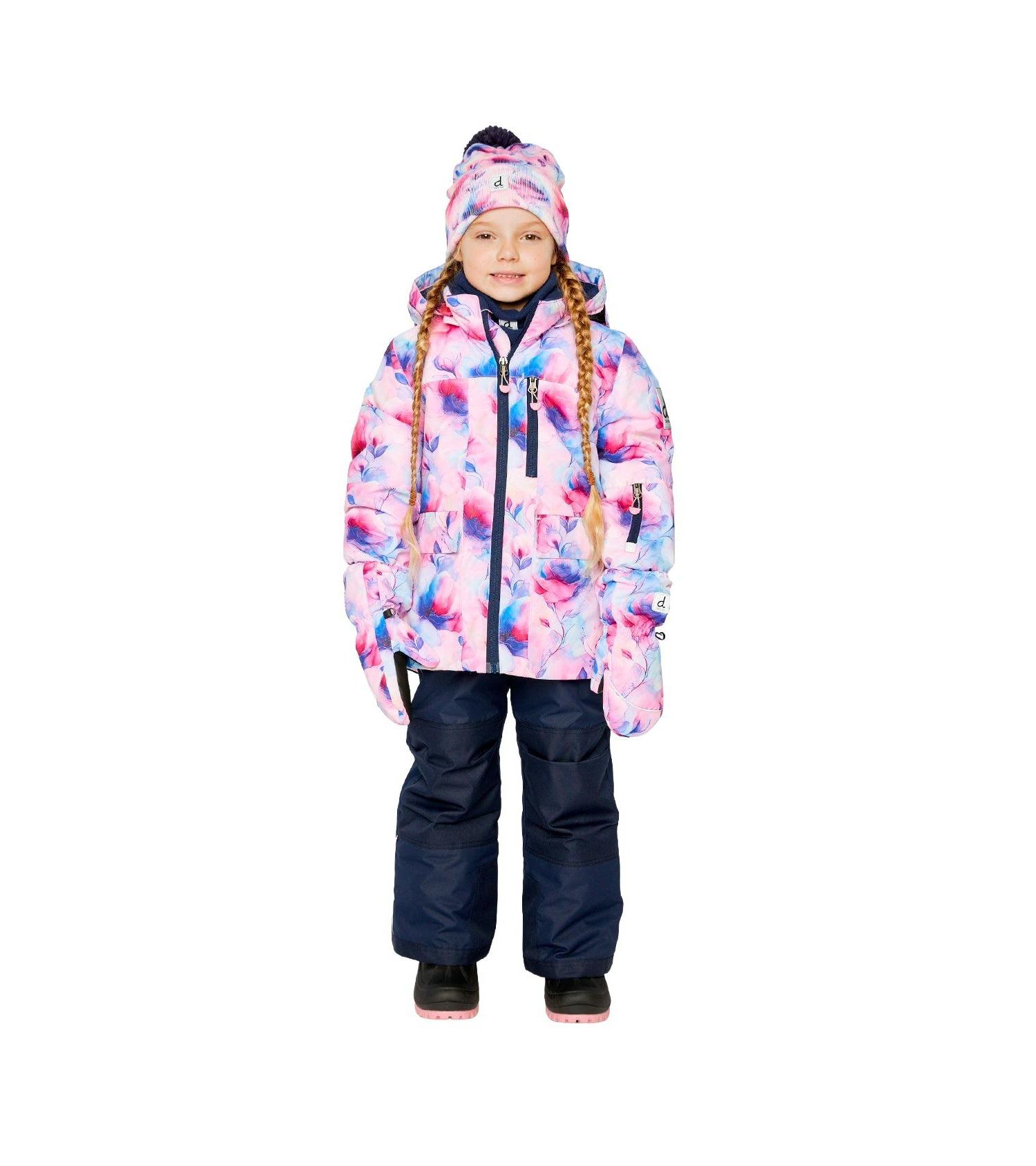 Little and Big Girl (6 - 14) Two-Piece Play Snowsuit