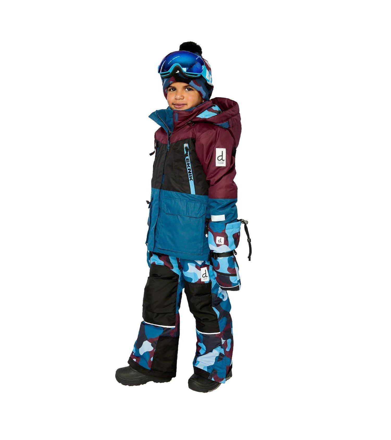 Little and Big Boy (6 - 14) Two-Piece Teknik Snowsuit