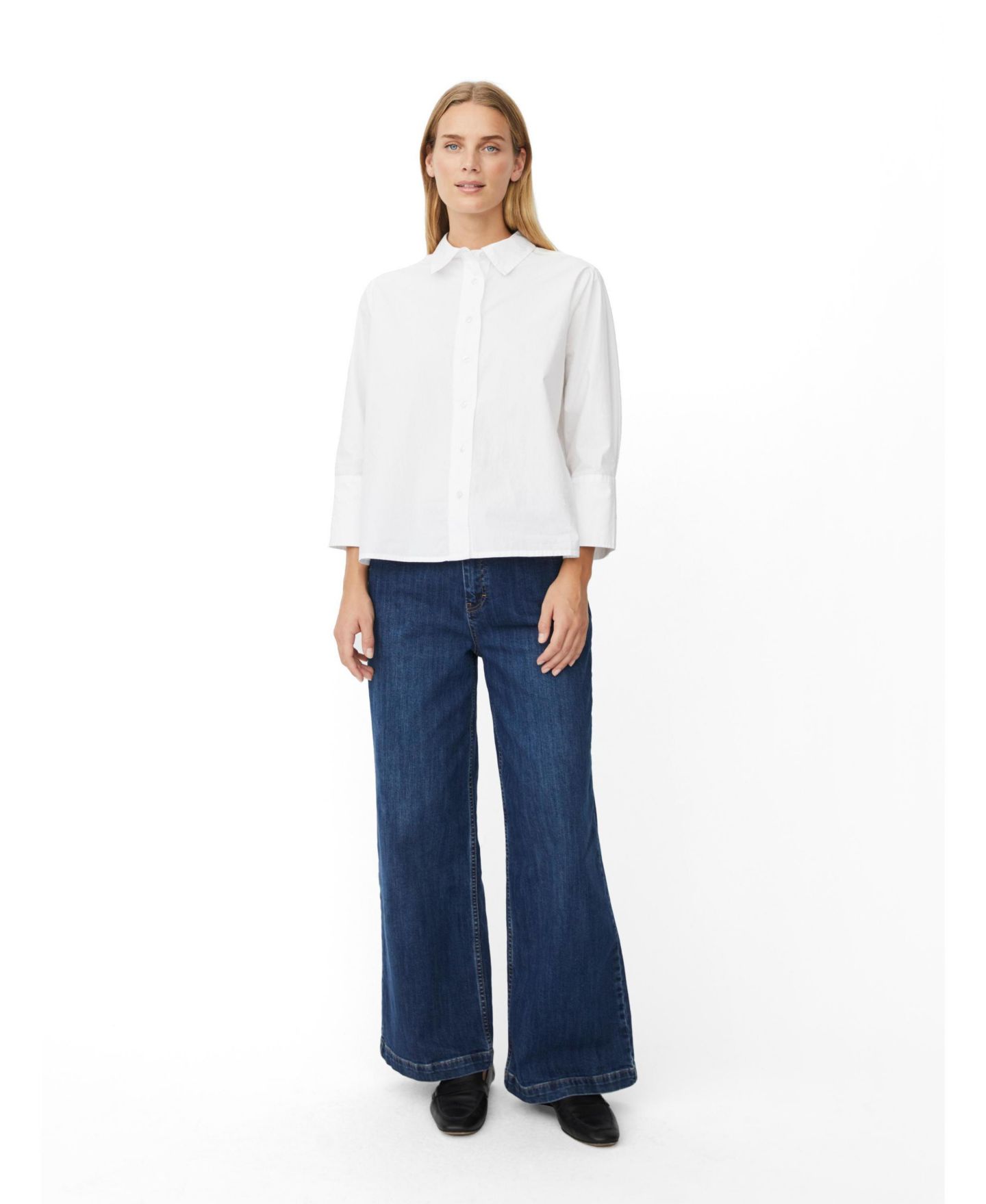 Женская рубашка Masai Copenhagen Mailonka Three Quarter Sleeved, цвет: Белый — фото 2