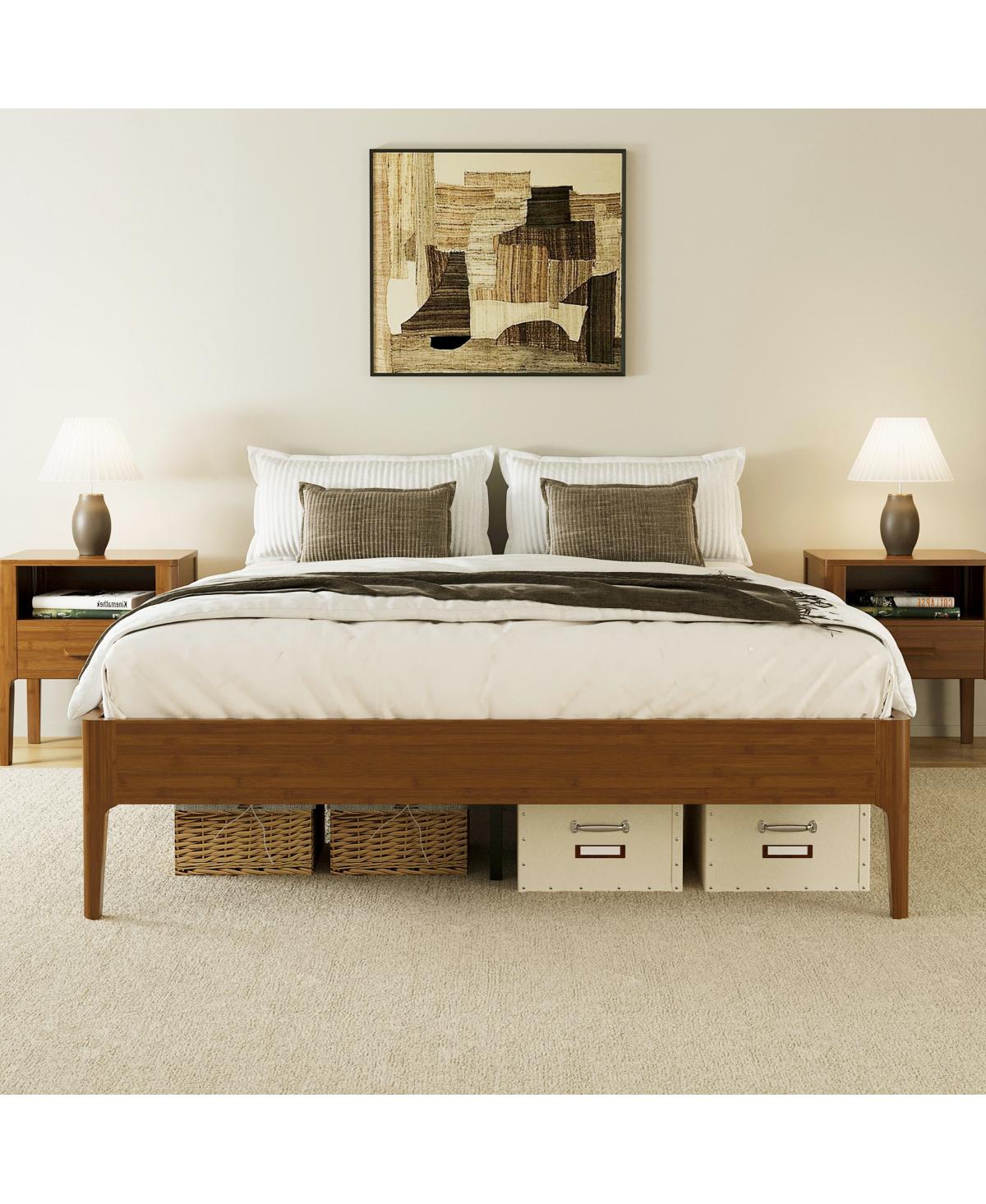 Streamdale Furniture Bamboo Platform Bed Frame