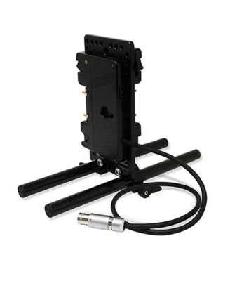 Dual Gold Mount Battery Plate with 15mm LWS Rod Clamp for ARRI ALEXA Mini/Mini LF Cameras