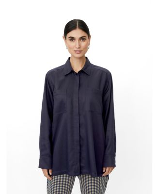Women's Maitaliane Oversized Button-Up Long-Sleeve Shirt