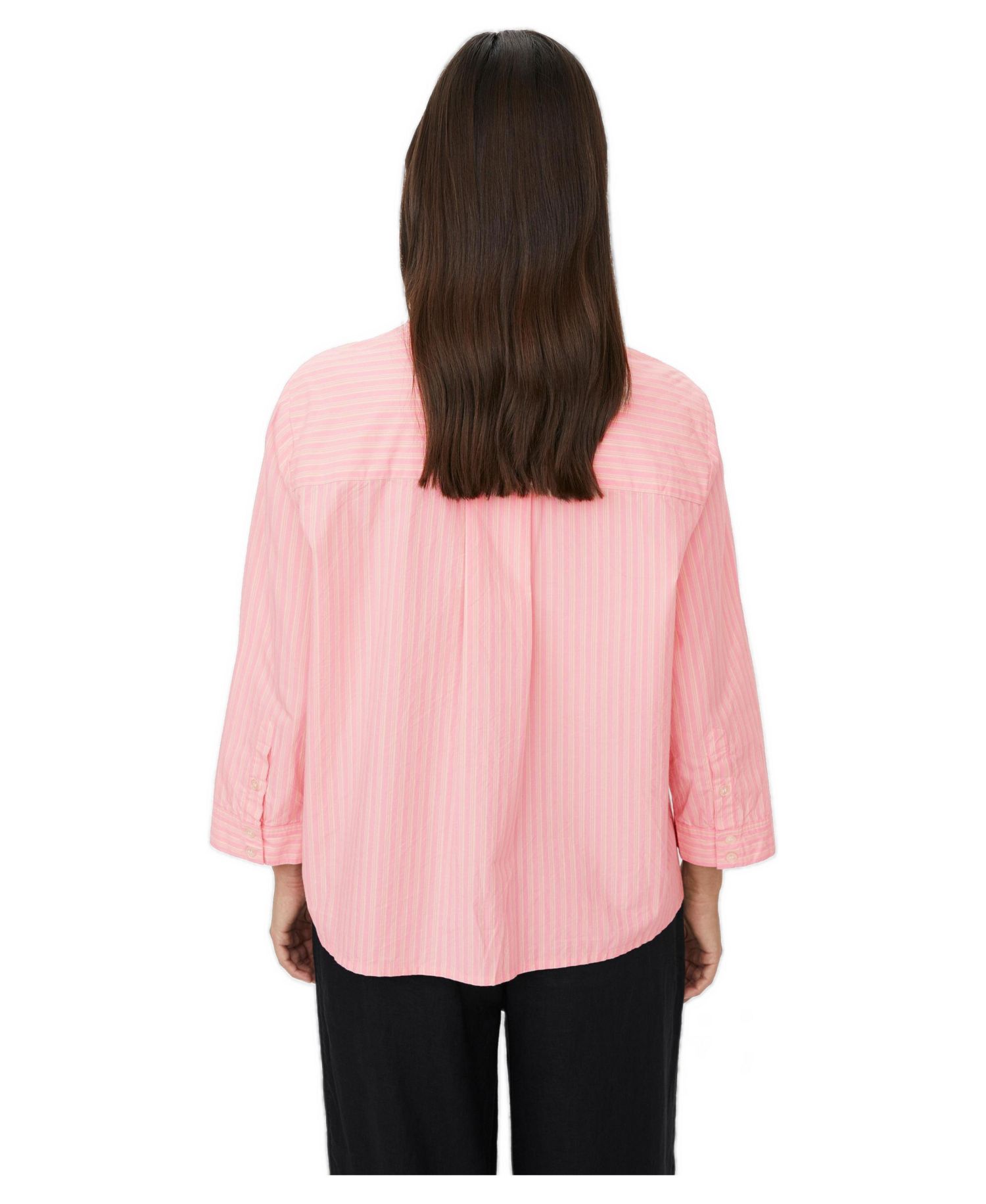 Women's MaIsalina Striped 3/4-Sleeve Button-Up Shirt