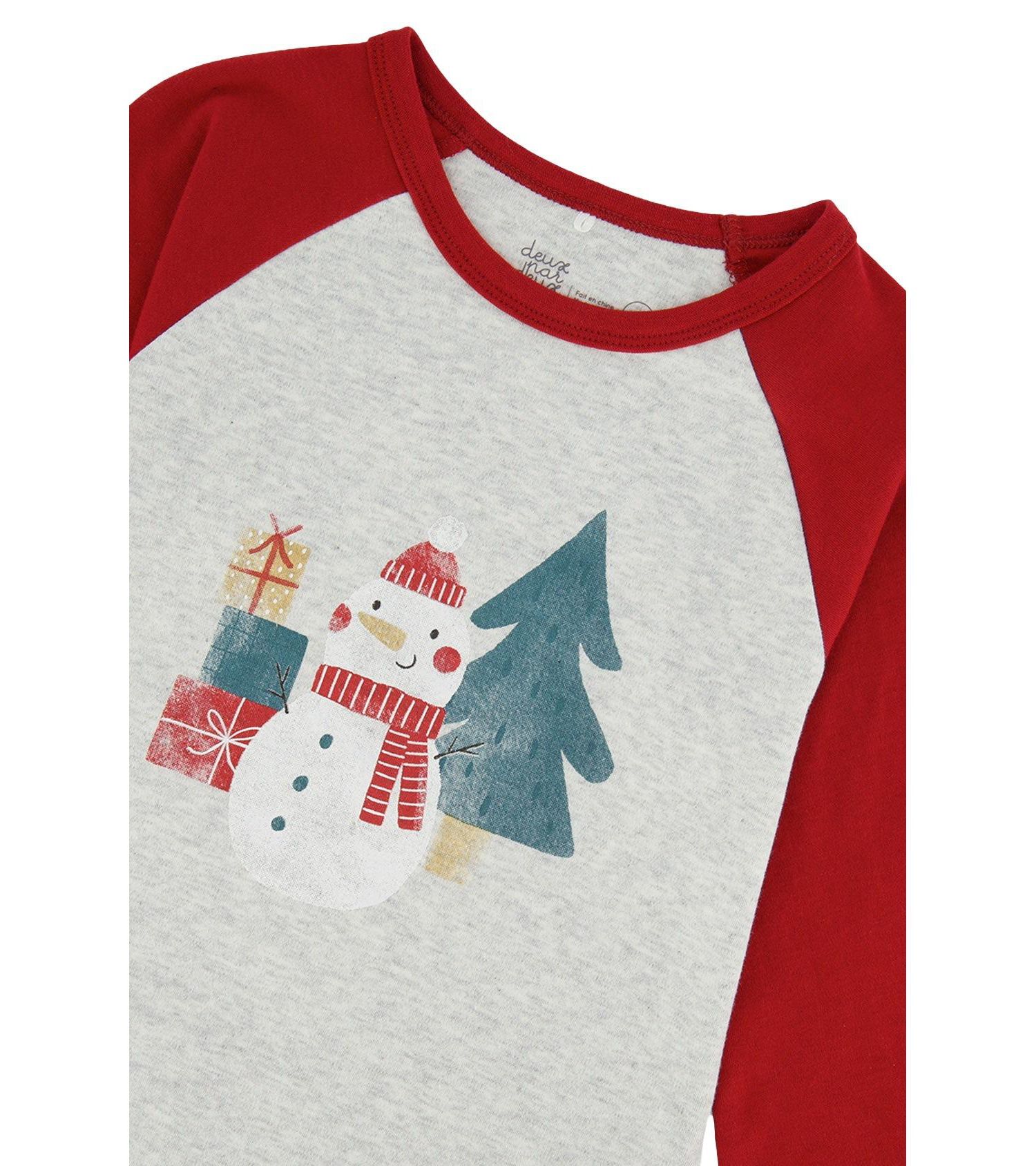 Little and Big Unisex (6-12) Cotton Two Piece Christmas Pajama Set