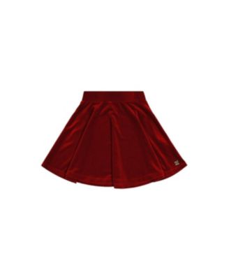 Little and Big Girl ( size 6 to 14 ) Velvet Skirt