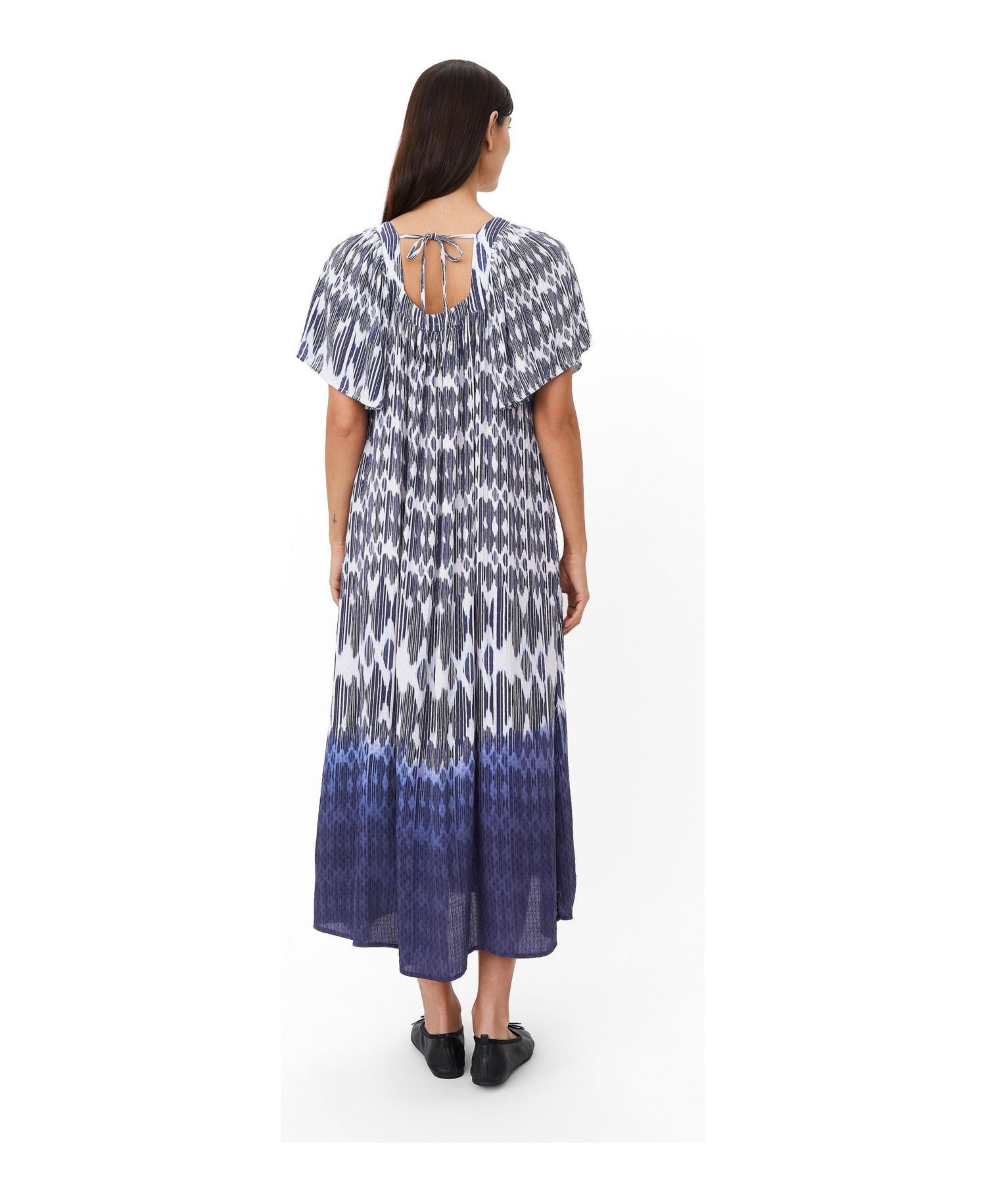 women's Square Neck Midi Dress