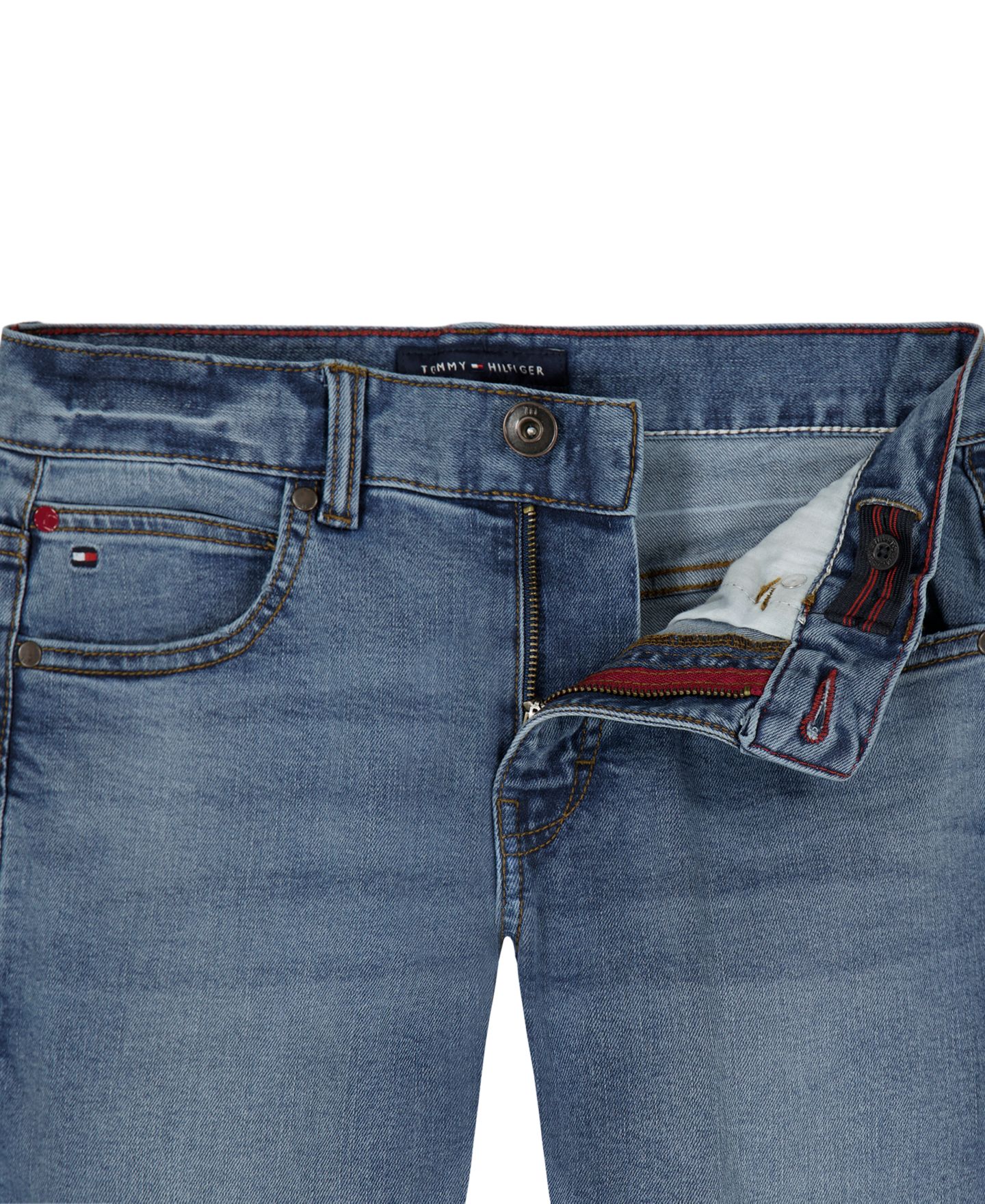 Джинсы Tommy Hilfiger Straight-Fit Stone Blue для мальчиков — фото 6
