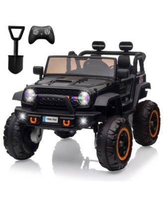 24v 2 Seater Electric Ride On Truck, 4 Wheel Battery Powered Car Toy with Remote Control for Boys and Girls Ages 3 to 8