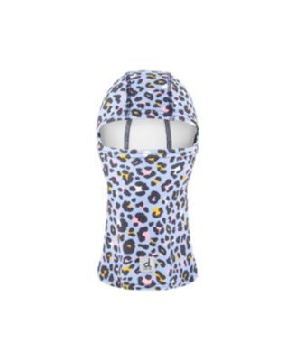 Little and Big Girl (5-14) Brushed Jersey Balaclava Leopard Print