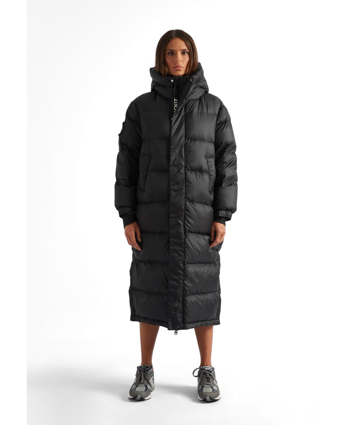 JACK1T Women's Longline Midi Puffer Coat