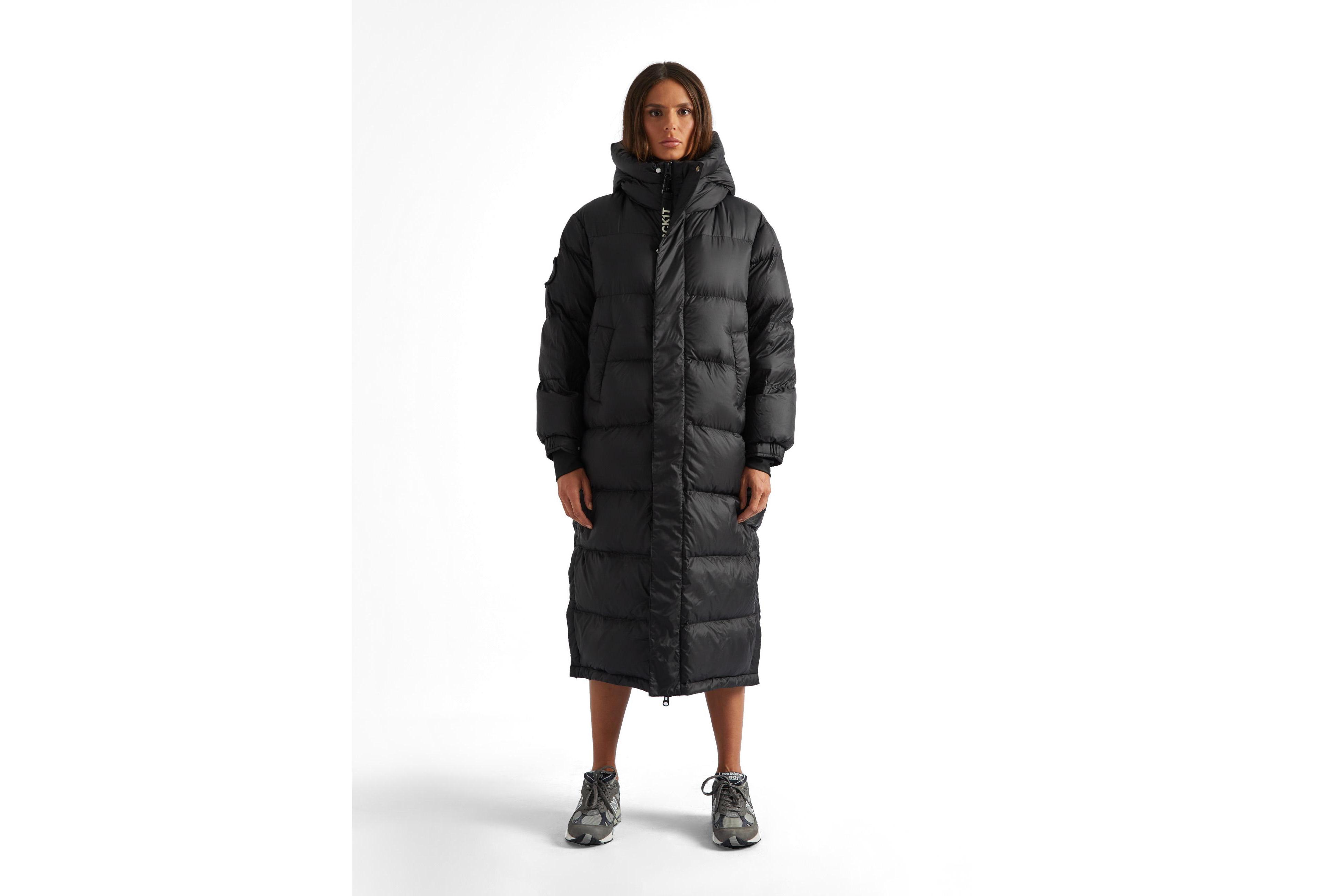 JACK1T Women's Longline Midi Puffer Coat