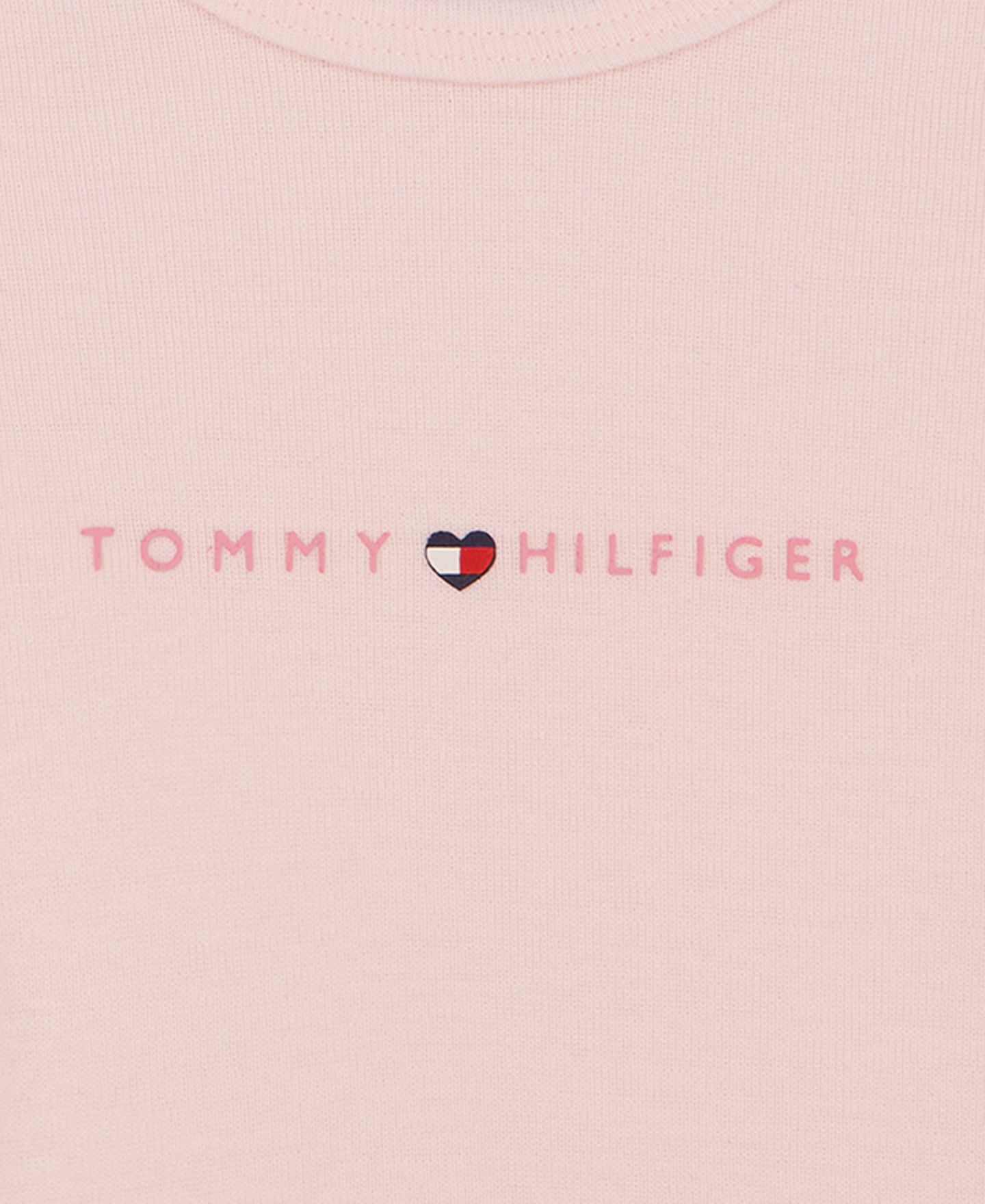 Боди Baby, короткий рукав, 4 шт. — Tommy Hilfiger, цвет: Розовый — фото 2