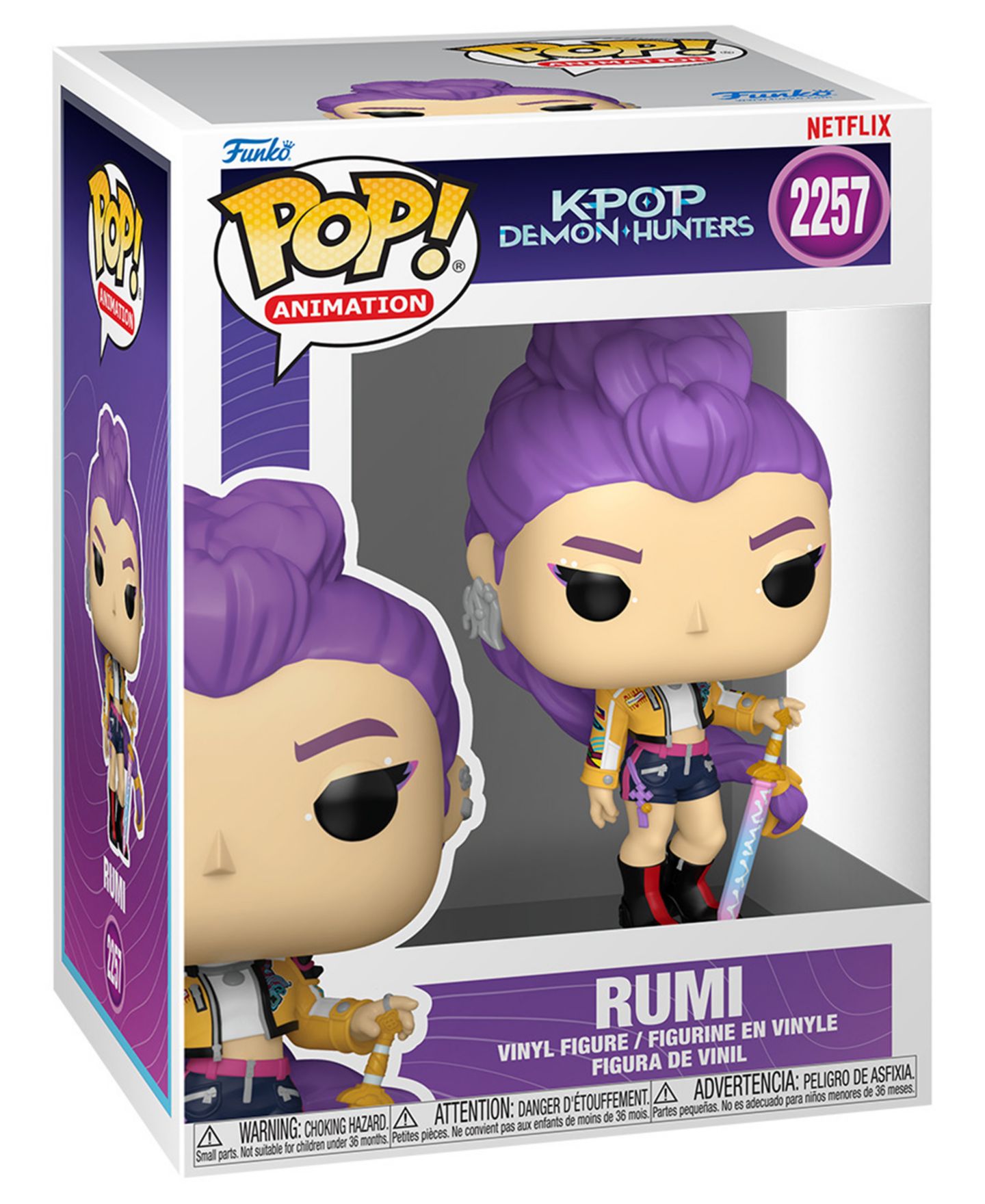 Детская фигурка Funko Pop! Kpop Demon Hunters Rumi Vinyl Figure — фото 2