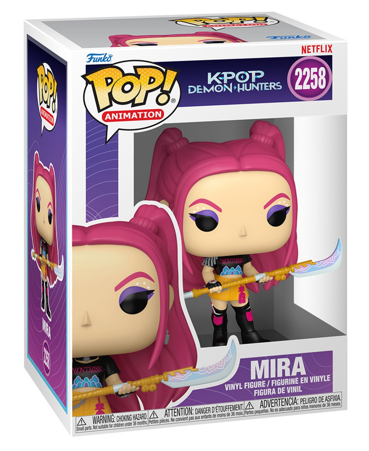 Funko Pop Animation: Kpop Demon Hunters Mira Toy, Ages 3+