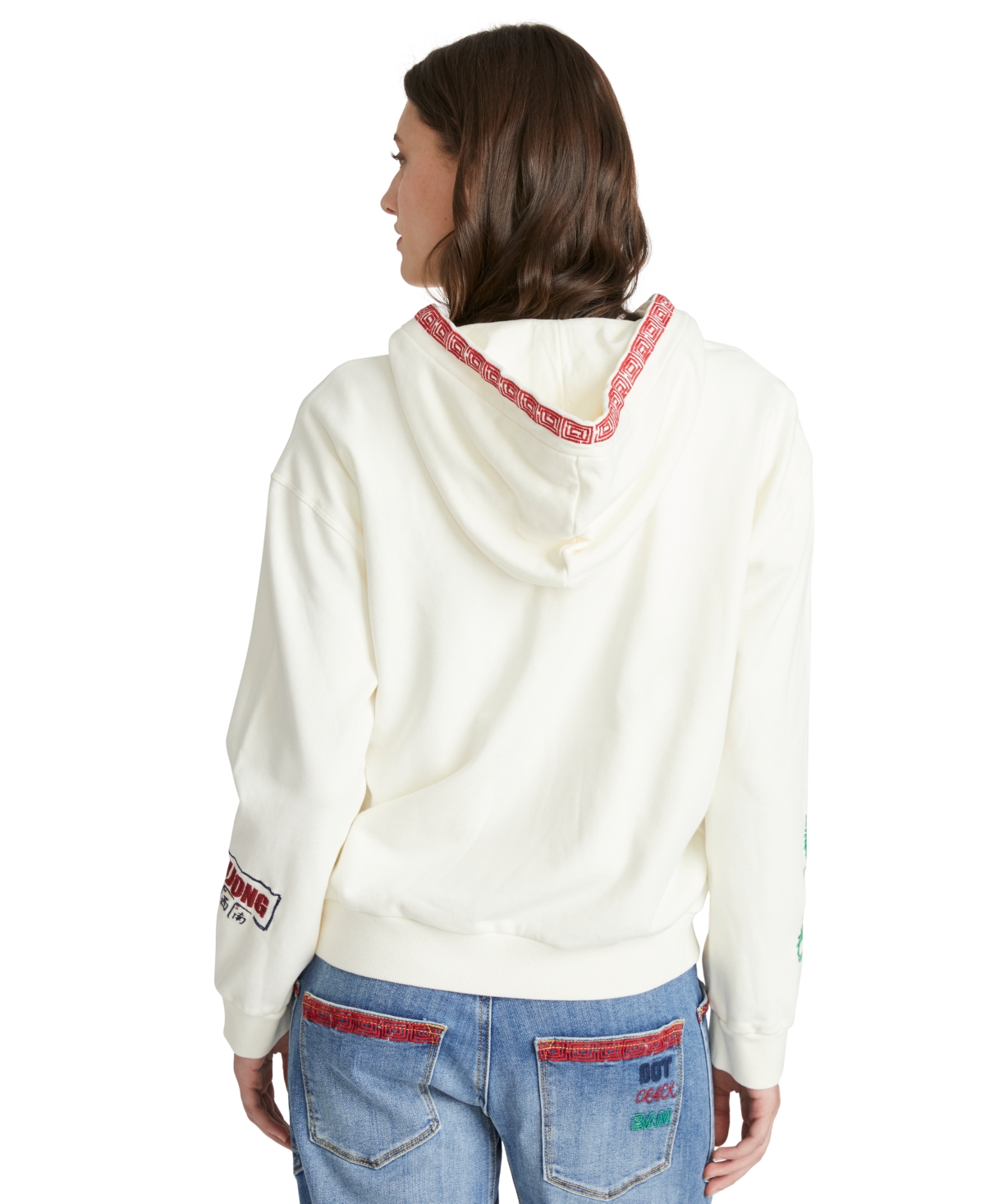 Driftwood Women's Hallie Zip Up Mahjong Long-Sleeve Hoodie Sweatshirt