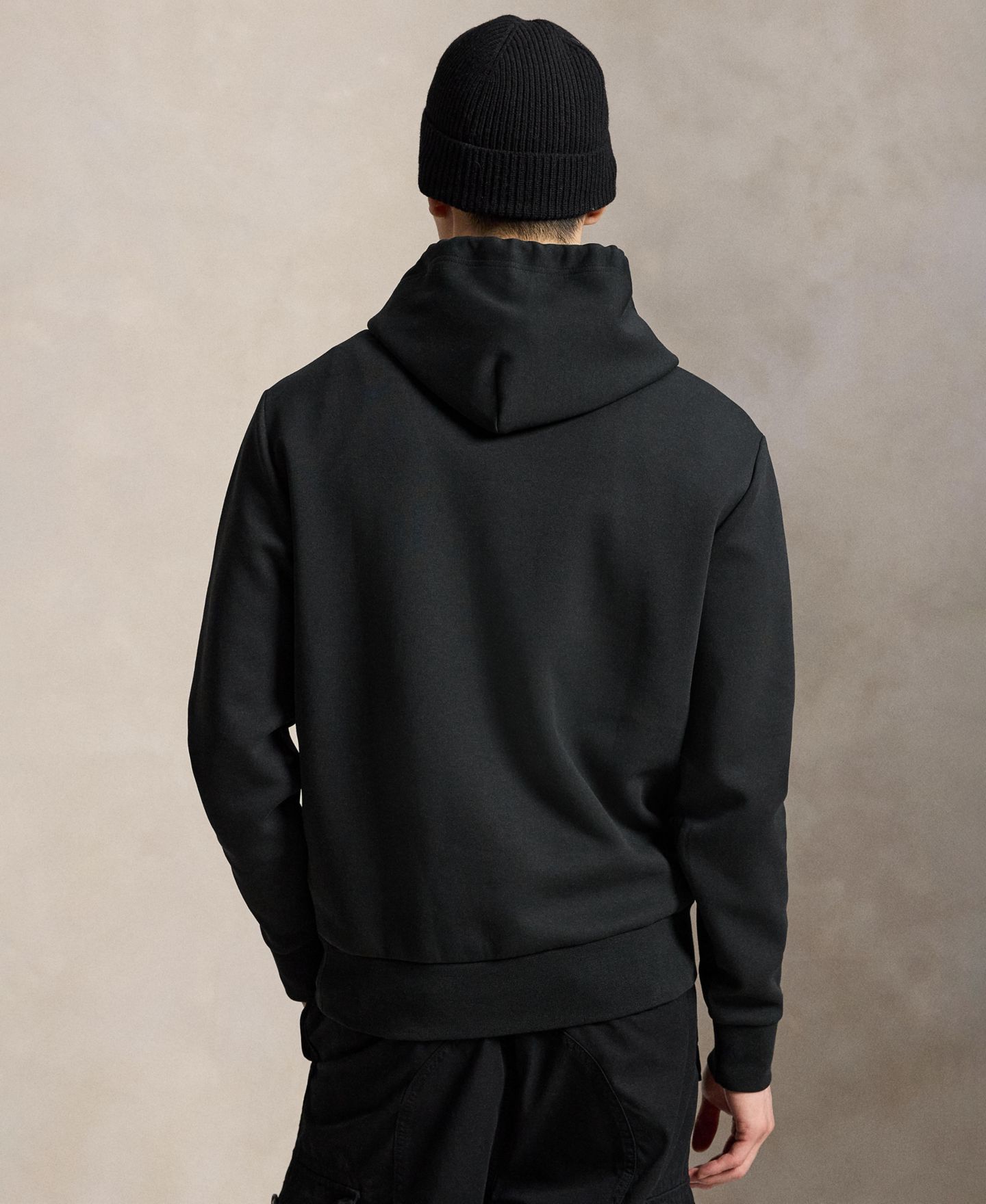 Мужское худи Polo Ralph Lauren Big Pony Double-Knit, цвет: Чёрный — фото 5