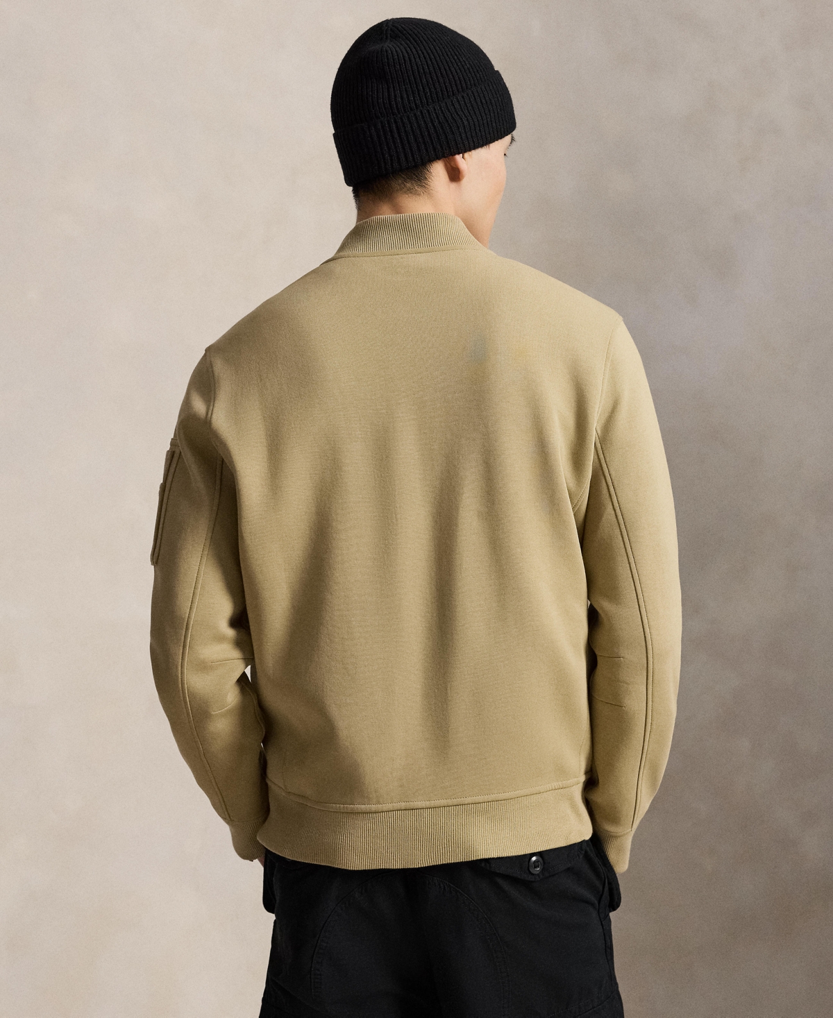 Polo Ralph Lauren Men's Double-Knit Flight Bomber Jacket