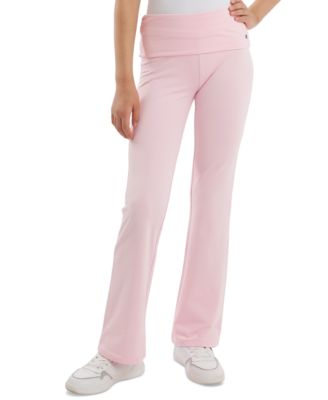 Girls' 7-16 French Terry Folded Waist Pants