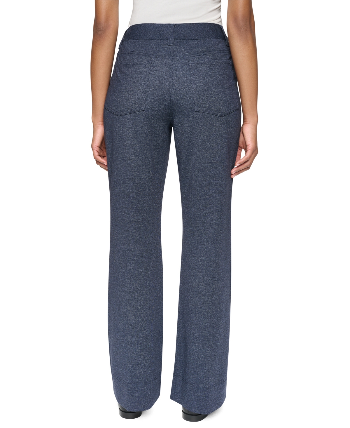 Dkny Women's High-Rise Straight-Leg Full-Length Pants