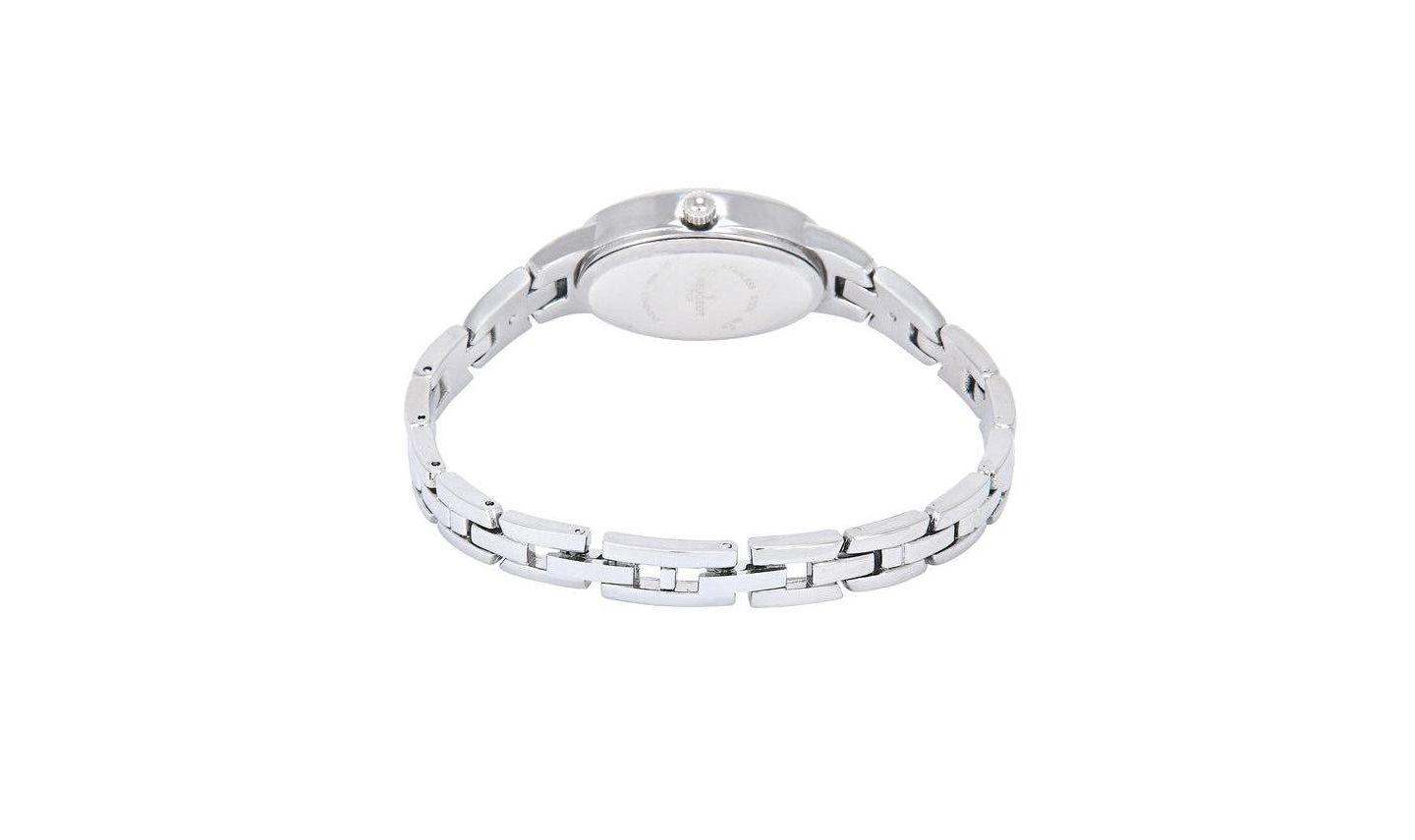Женские часы Peugeot Silver 30x25mm Oval Dial Link Bracelet Watch — фото 2