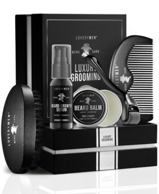 Men Beard Growth Gift Set for Men - 6pc Beard Care Set