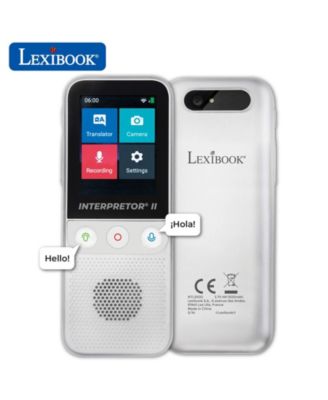 , Interpretor 2 Instant Voice Translator, 137 Languages, Photo and Memo Translation, Earphones Jack, Wi-Fi and Offline, NTL3000