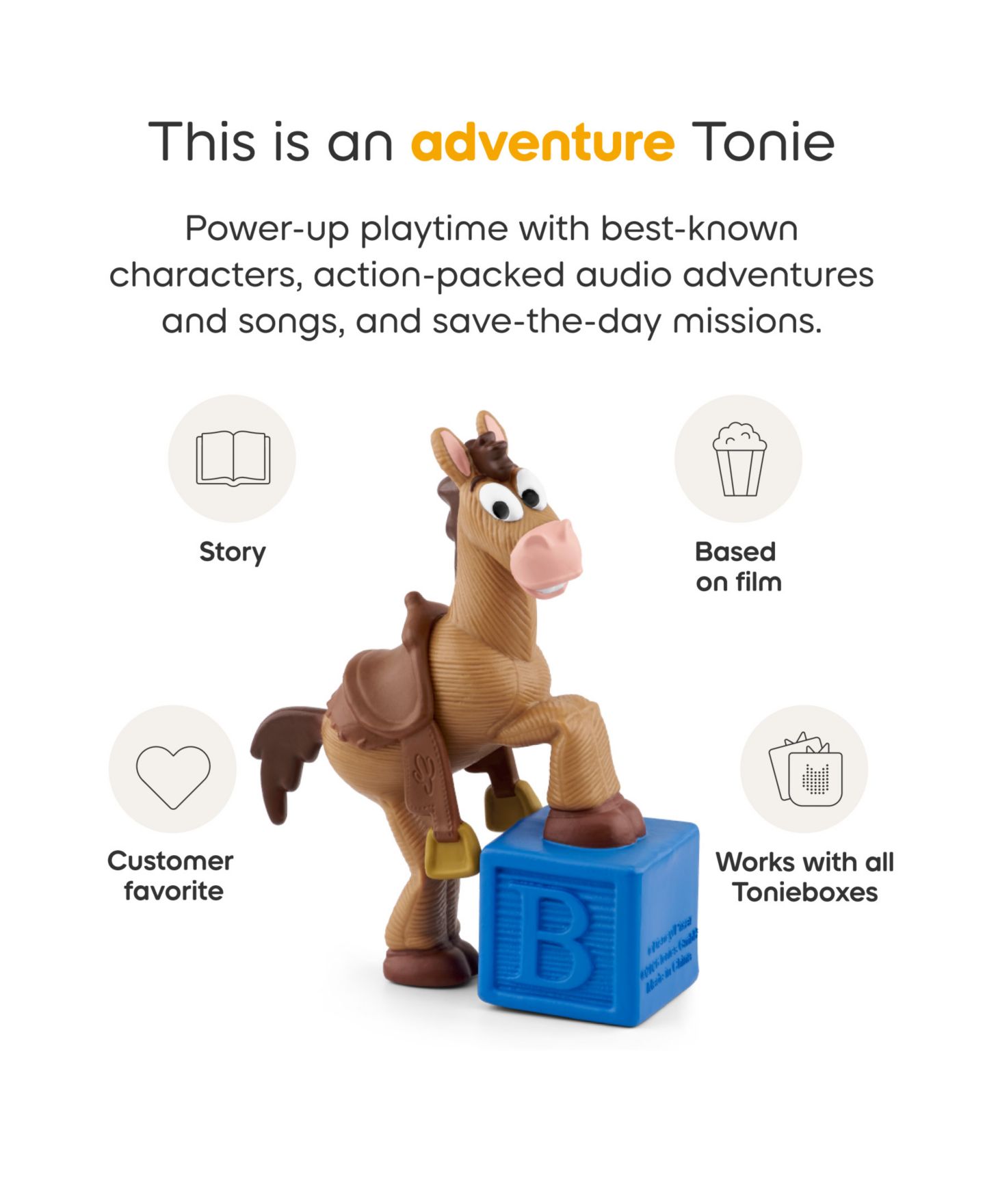 Детская игрушка Tonies Disney Pixar Toy Story 5 Bullseye Tonie — фото 5