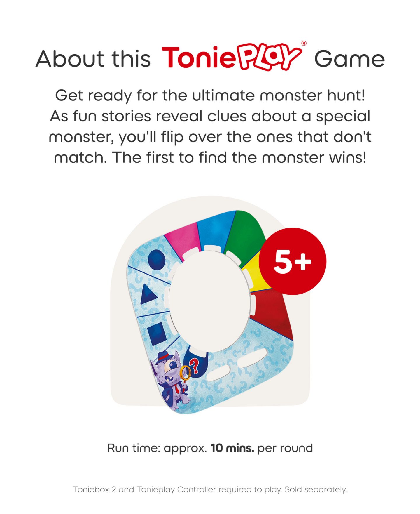 Детская игрушка Tonies Guess Who Monster Mysteries Screen-Free Game — фото 6