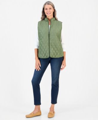 Petite Quilted Vest