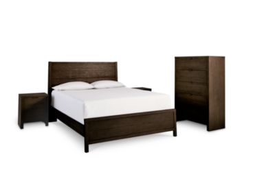 Furniture Cairo Full 3-Piece Wood Bedroom Set