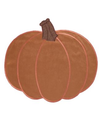 Pumpkin Velvet Placemat, 15" x 17"