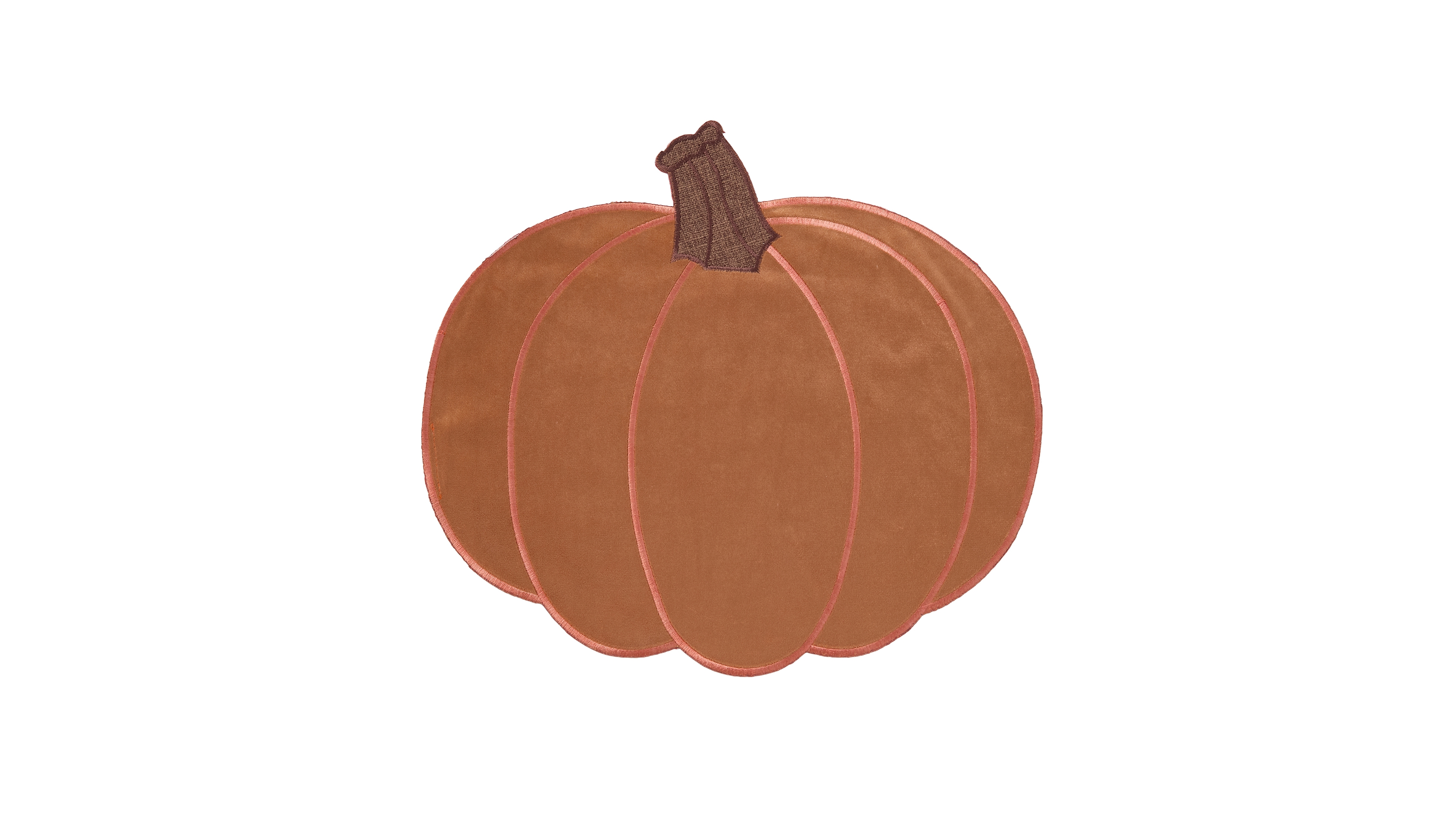Elrene Pumpkin Velvet Placemat, 15" x 17"