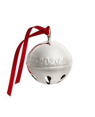 56th Edition Silver-Plated Sleigh Bell Ornament