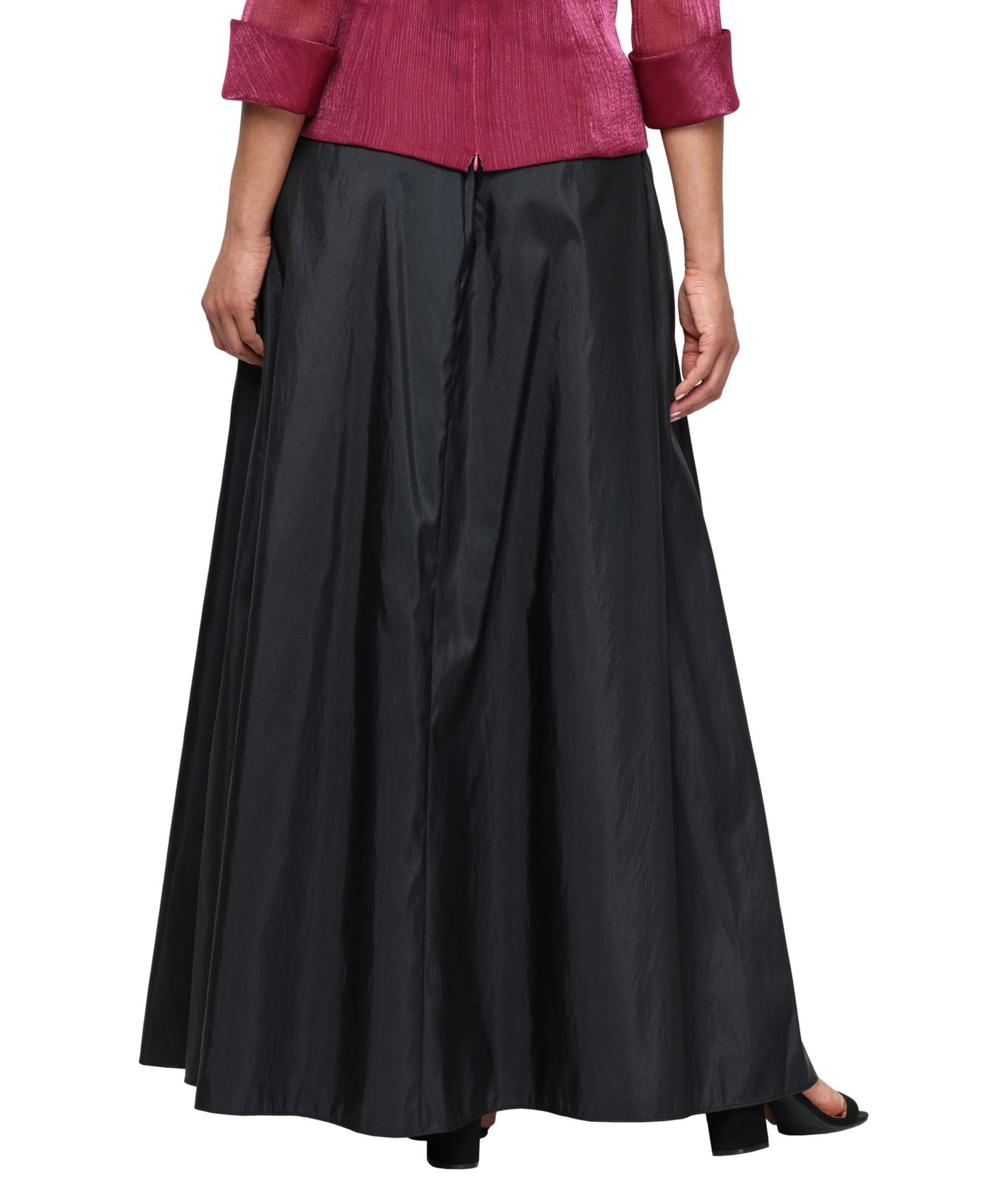 Женская юбка Alex Evenings Pleated Ballgown Maxi, цвет: Чёрный — фото 3