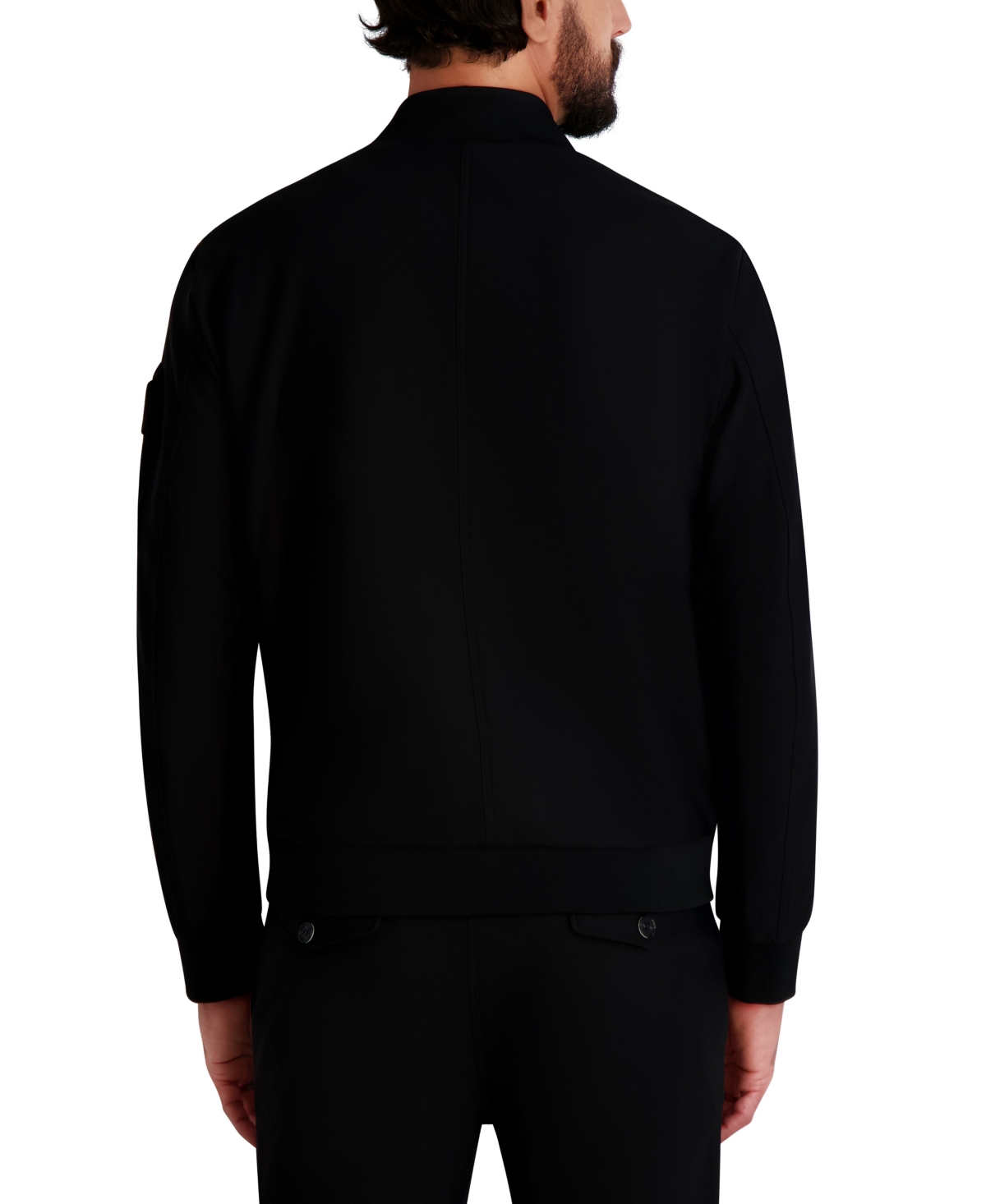 Karl Lagerfeld Paris Men's Precision Ponte Bomber Jacket