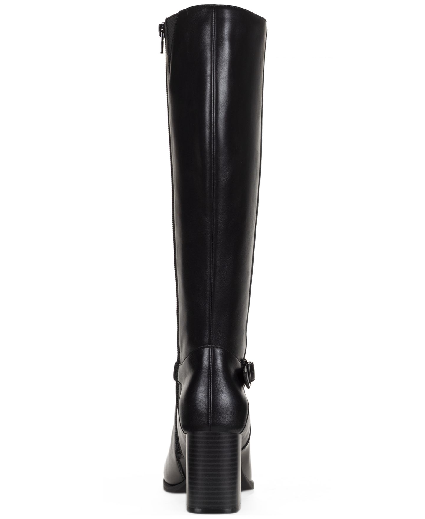 Женские ботинки Style & Co Ruthh Round Toe Buckle Detail Dress Boots, цвет: Чёрный, вариант 1 — фото 3