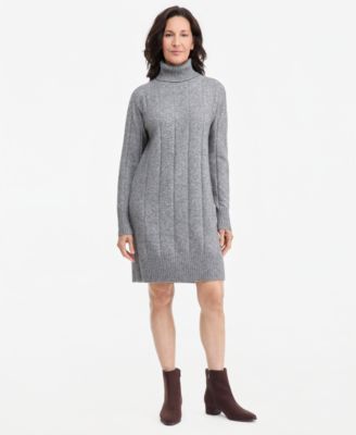 Women's Luxsoft Long-Sleeve Turtleneck Sweater Dress