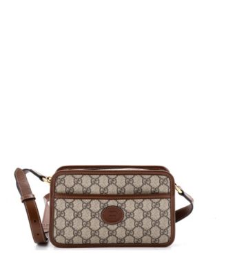Mini Interlocking G Patch Camera Bag GG Coated Canvas