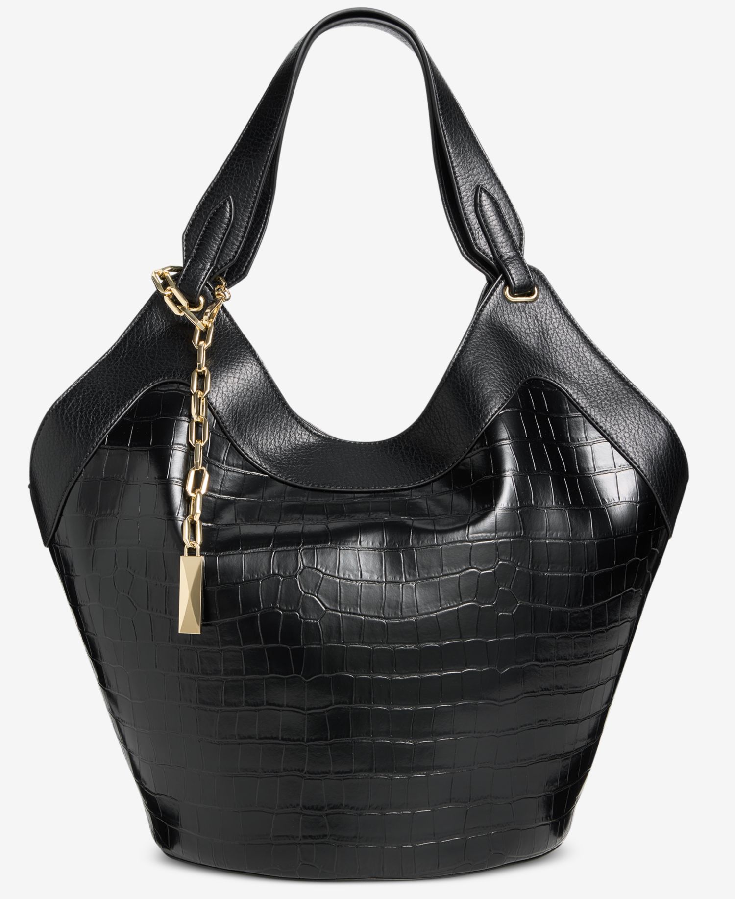 Gihsell Croco-Embossed Tote Bag