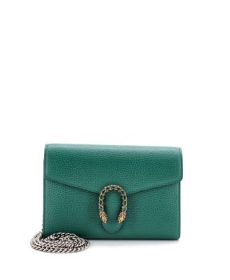 Small Dionysus Chain Wallet Leather with Embellished Detail