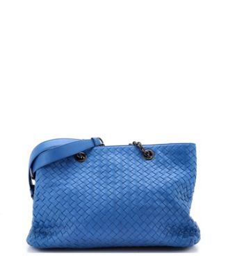 Medium Double Chain Tote Intrecciato Nappa