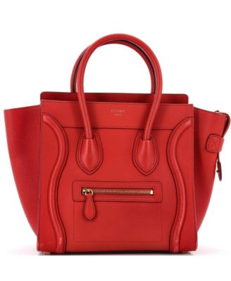Micro Luggage Bag Grainy Leather