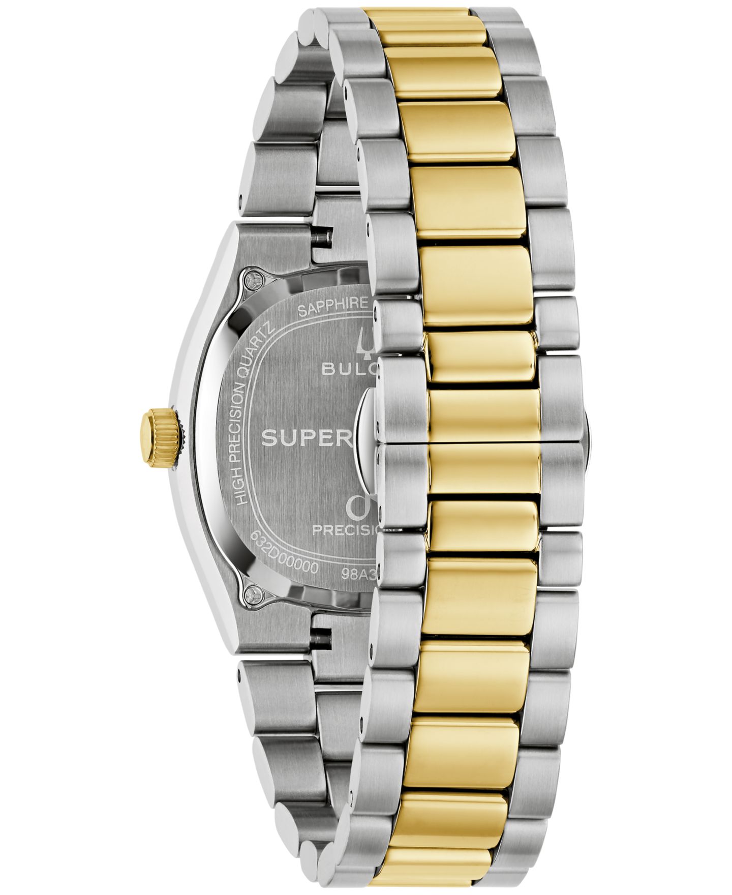 Мужские часы Bulova Super Seville Jade Two-Tone Stainless Steel Bracelet Watch 35mm — фото 3