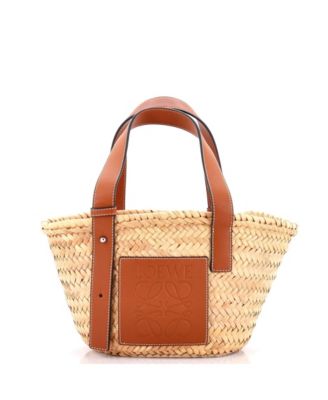 Small Basket Tote Raffia
