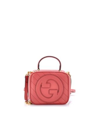 Blondie NM Top Handle Shoulder Bag Diagonal Quilted Leather