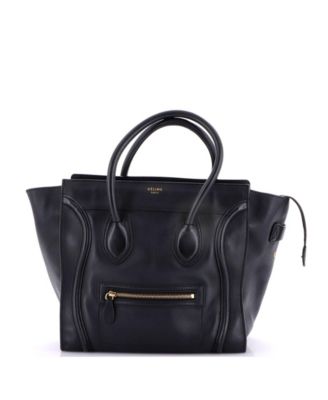 Mini Luggage Bag Smooth Leather