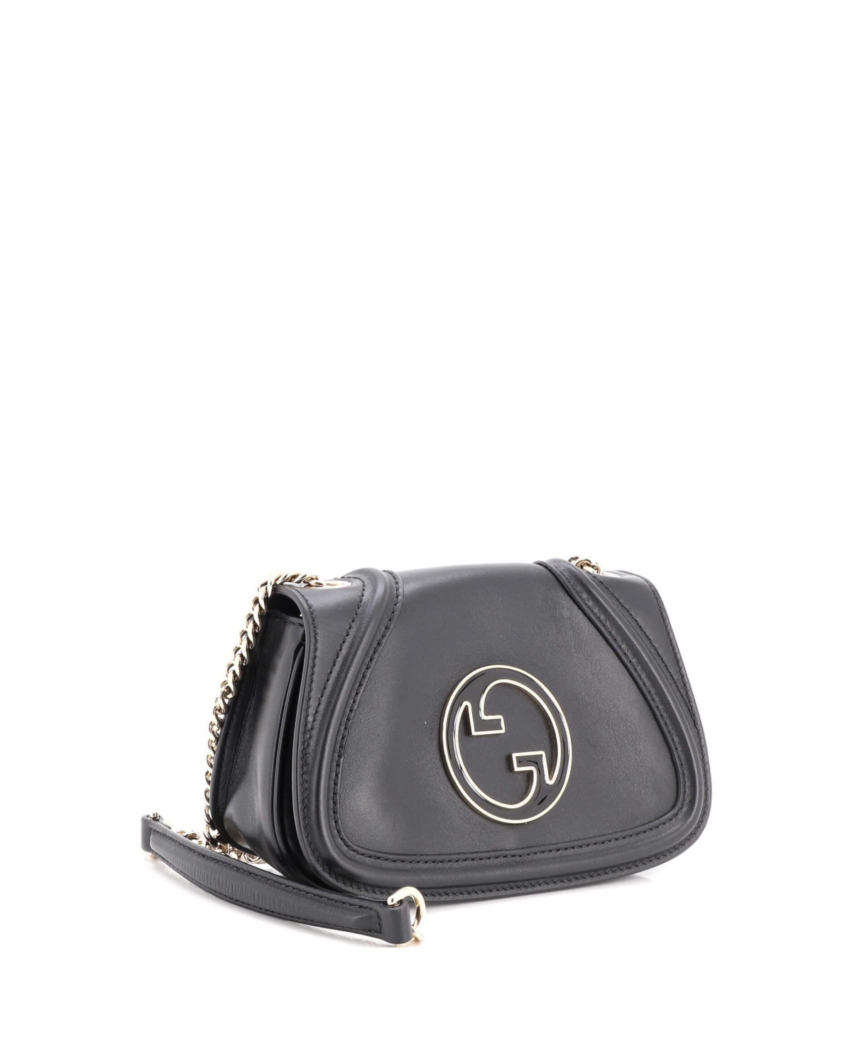 Pre-Owned Gucci Small Blondie Nm Chain Crossbody Bag Leather